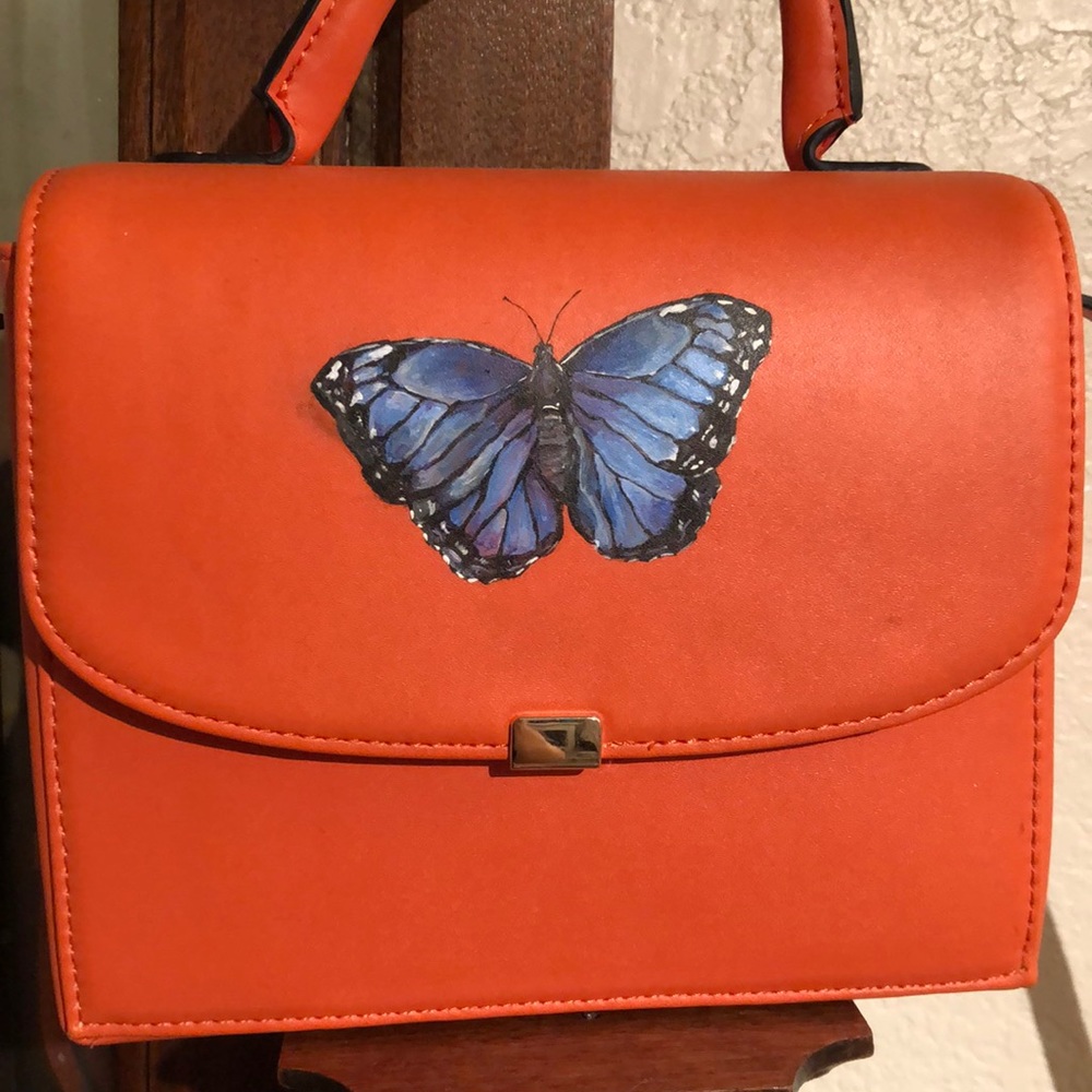 Hand Painted Statement Purse - image 1